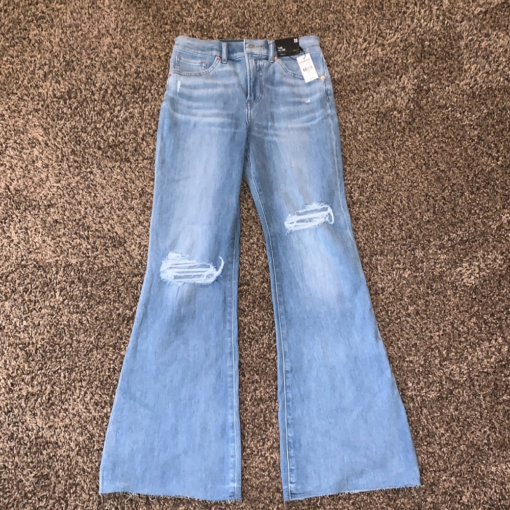 Express flare jeans 2 short brand new with tags
